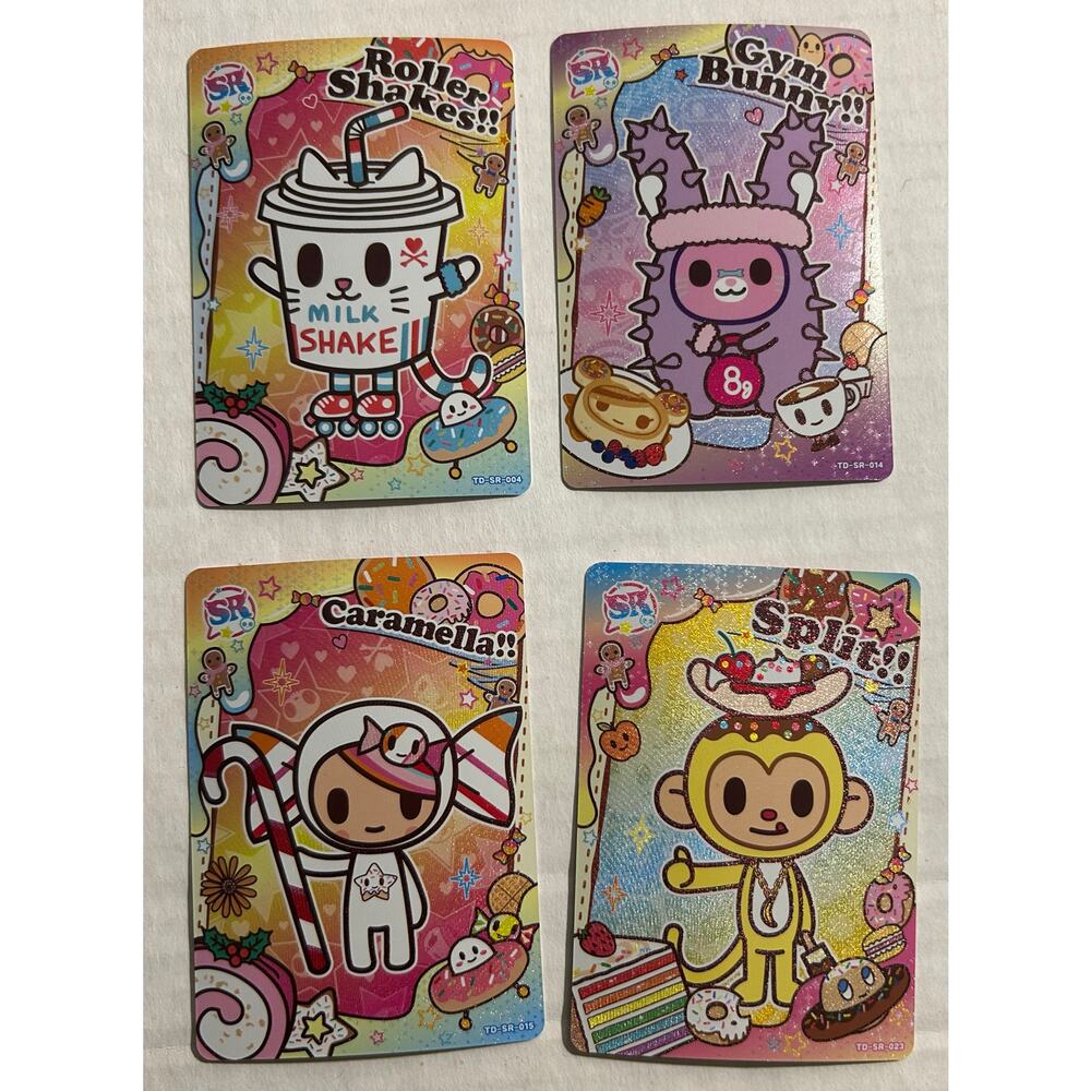 Tokidoki Wonder Voyage (2025 KAYOU) TD-SR-004, 014, 015, 023 Lot of 4 Super Rare